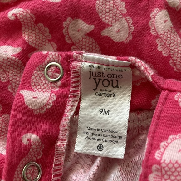 Carter’s Sea You at the Beach bodysuit and top, 9 months size - Picture 11 of 13